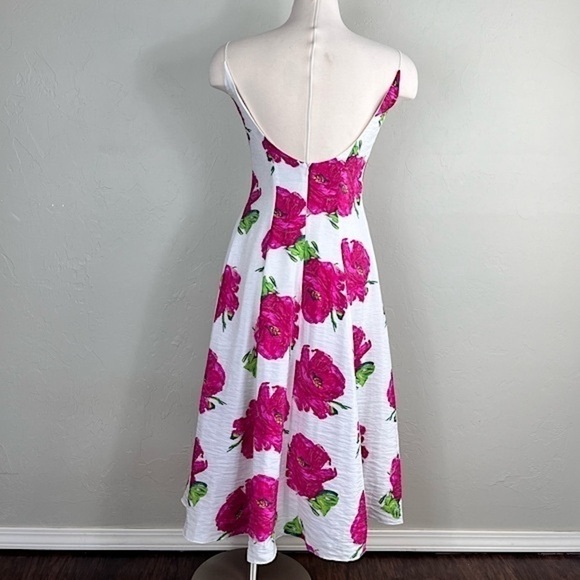 ABS Allen Schwartz Floral Fit & Flare Midi Dress - Picture 7 of 11